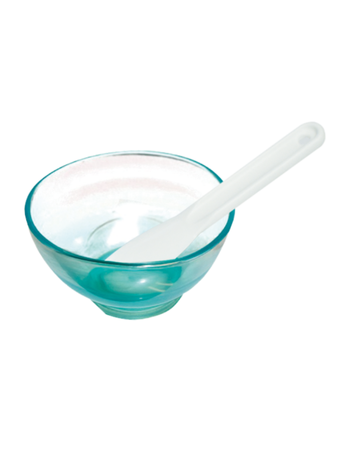 ﻿Recipiente Silicona Máscara + Paleta